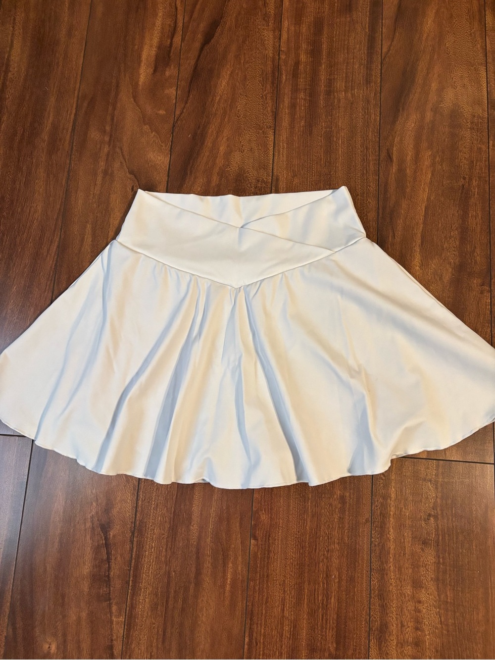 Girls White Skirt with Underneath Shorts